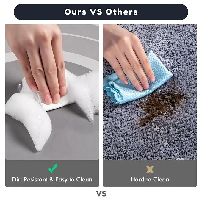 Quick Dry & Absorbent Bathroom Mat(Pack Of 2)