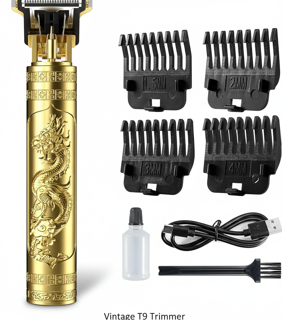 Vintage T9 Dragon Trimmer –  (USB Rechargeable)