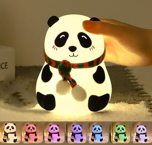 Adorable Panda Silicone Night Light