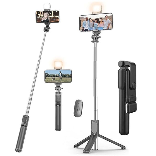 K2 Professional Selfie Stick Tripod With Light