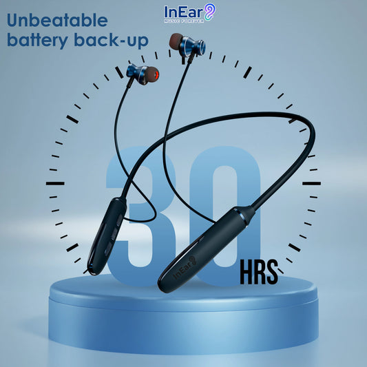 Bluetooth Neckband With 30Hrs Playtime + Water Resistant