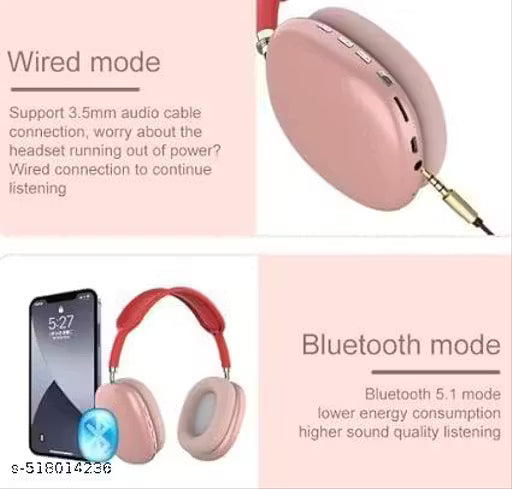 P9 Wireless Over Ear-blutooth Headset: