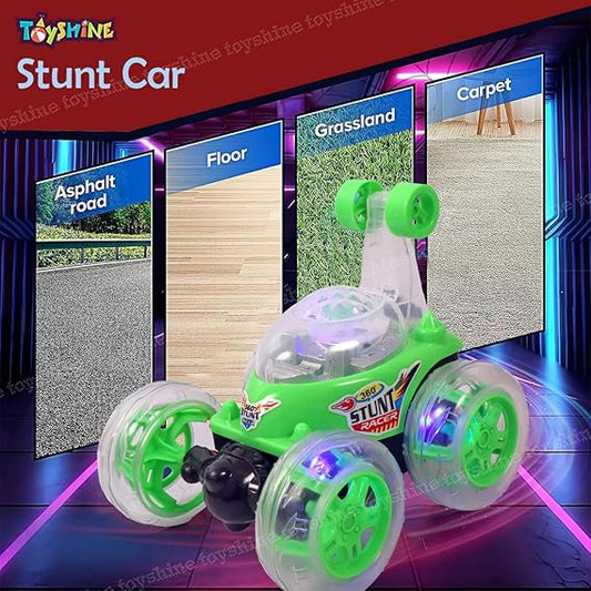 360° RC Stunt Car with LED Lights & Music